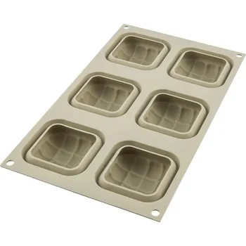 Forma na pečení Silikomart Silikonová forma Mini elegante (6 ks)