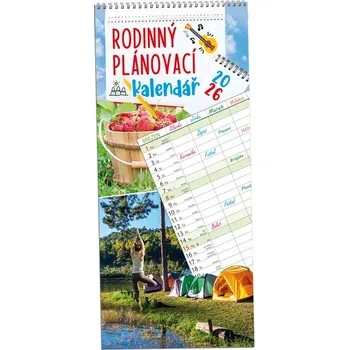 Diář Nástěnný kalendář ARIA 2026 - Rodinný plánovací B