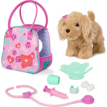 Pucci Pups Kokršpaněl v kabelce s veterinářskou sadou