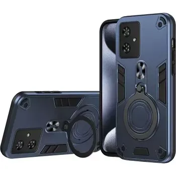 Pouzdro na mobilní telefon TT-TopTechnology TPU pouzdro Motorola Moto G54 5G modré, blue, řada DEFENDER, hliníkový úchyt, držák