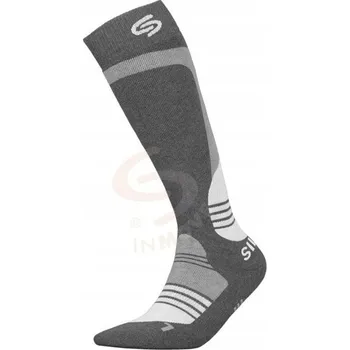 Pánská móda JJW Lyžařské podkolenky SKI Silver, vel. 32-34, šedá/grafitová