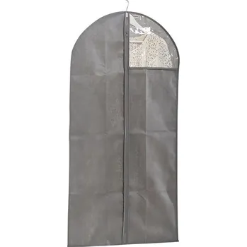 Úložný box Zeller Present Látkový ochranný obal na oblek, šaty, košile, šedý, NON-W 60 x 120cm