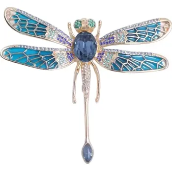 Brož Brož Vážka Modrá AM3422, Barva Modrá