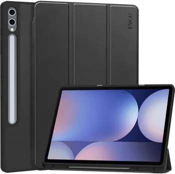Příslušenství pro tablet ENKAY 93095 ENKAY LEATHER Zaklápěcí obal pro Samsung Galaxy Tab S10+ černý