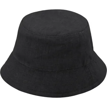 Klobouk Fiebig - Headwear since 1903 Bucket hat - letní lněný černý klobouk - Fiebig 1903 Velikost: 55 cm (S)
