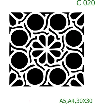 Šablona C 020 - A5 , Nelepící folie
