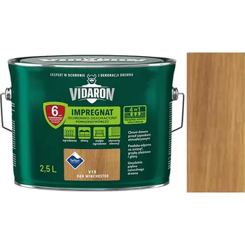 lazura Vidaron Impregnat ochranná impregnační lazura na dřevo V18 Dub winchester 2,5l