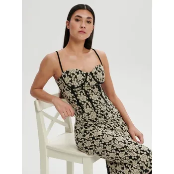 Dámská sukně Sinsay - Midi sukně - černá - 6542T-99X - 6542T-99X-S