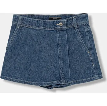 Dámská sukně Sukně Guess modrá barva, hladká, nastavitelný pas, J5YD14 D45E0 J5YD14.D45E0.9BYA 55X, vel. 122-125