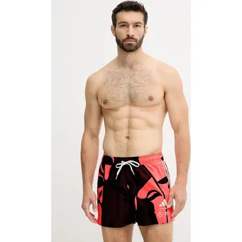 Plavkové šortky adidas x Mercedes JX9050 červená 92X, vel. M