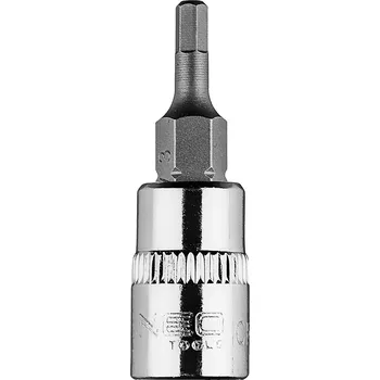Vrtačka NEO TOOLS Šestihranná hlavice H3 na 1/4", krátká, 37 mm 10-310