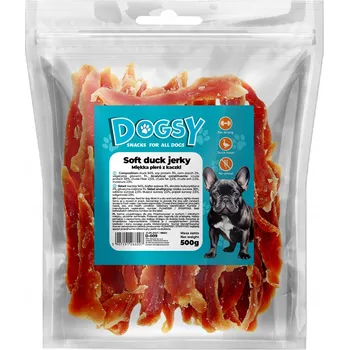Pamlsek pro psa Psí pamlsek Dogsy měkká prsa z kachny bez obilovin 500 g