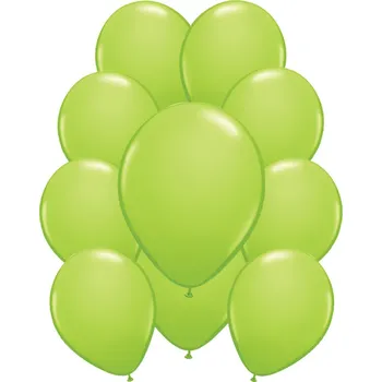 Balónek Latexové balónky metalické světle zelené