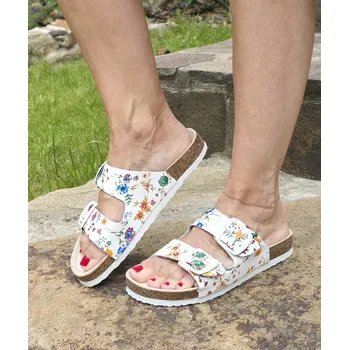 Dámské pantofle Santé D/21N/FLORA dámské zdravotní pantofle květované Velikost: 42