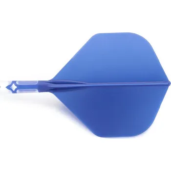 Šipka Cuesoul ROST T19 průhledně modré, No2 letky a krátké násadky