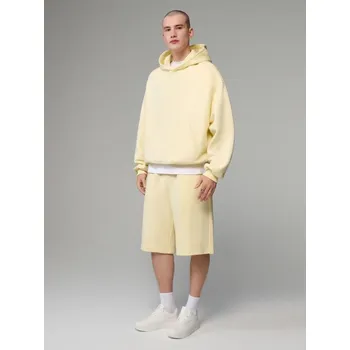 Pánské kraťasy Teplákové kraťasy - S - House - světle žlutá - 477GE-10X