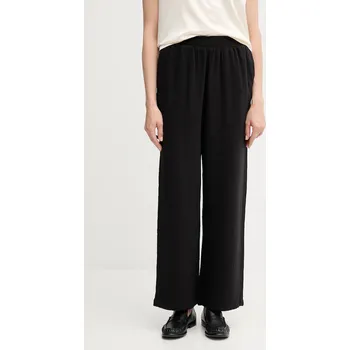 Dámské kalhoty Kalhoty Calvin Klein Jeans dámské, černá barva, high waist, LV047C636G 99X, vel. M