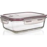 Doza na potraviny Lora 950 ml, bordó, sklo