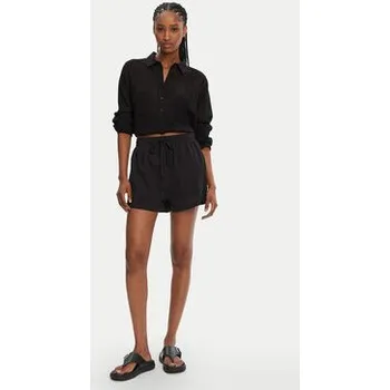 Pánské kraťasy Seafolly Šortky z materiálu Crinkle 55429-SH Černá Regular Fit XL