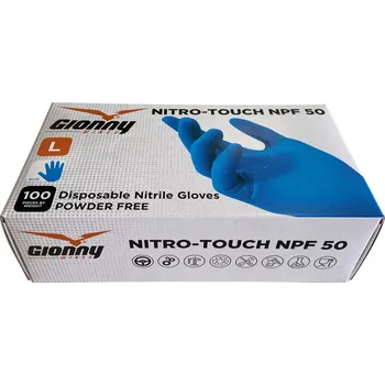 Pracovní oblečení Jednorázové nitrilové rukavice Payper NITRO-TOUCH NPF 50 velikost XL +