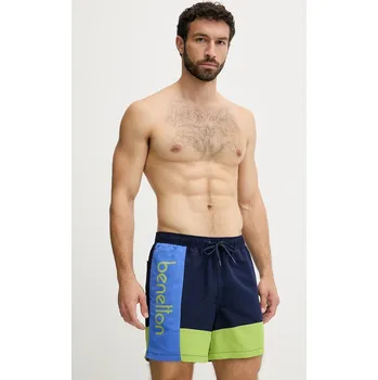 Pánské kraťasy Plavkové šortky United Colors of Benetton 5JD06X00U námořnická modř 59X, vel. L