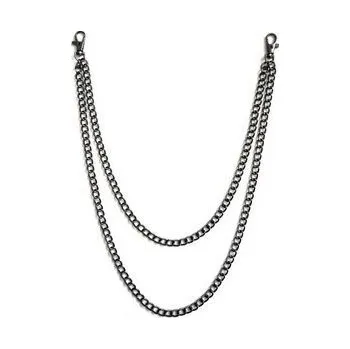 Řetízek Řetízek na kalhoty dvouřadý klasický antr. široký