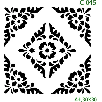 Šablona C 045 - A4 , Lepící fólie