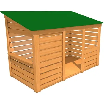 Dětský domeček Monkey dětský domek - Sovička - Zelená