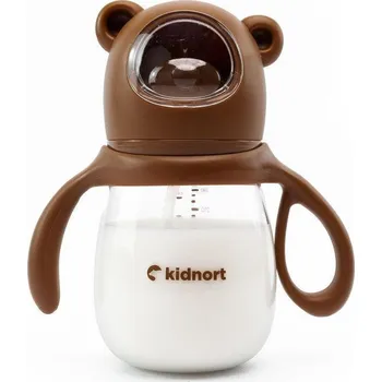 Kojenecká láhev Kidnort Kojenecká lahev Jordbaer 240 ml 6 m+ Hnědá