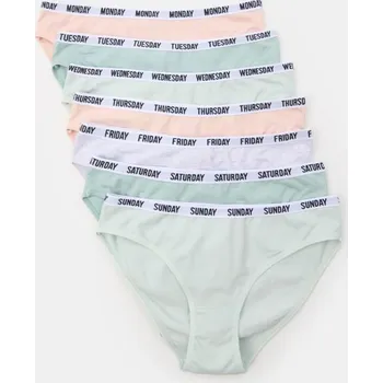 Kalhotky Sinsay - Sada 7&nbsp;kusů kalhotek - vícebarevná - 828EO-MLC - 828EO-MLC-S