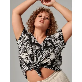 Oblečení a móda Sinsay - Halenka s krátkými rukávy - vícebarevná - YP731-MLC - YP731-MLC-2XL-1