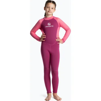 Neoprenový oblek Dětský neopren AQUASTIC Wavey LG Jrg 2 mm pink