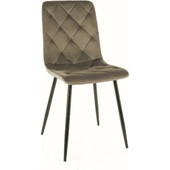 Jídelní židle Signal Jídelní židle JERRY Velvet | olivová