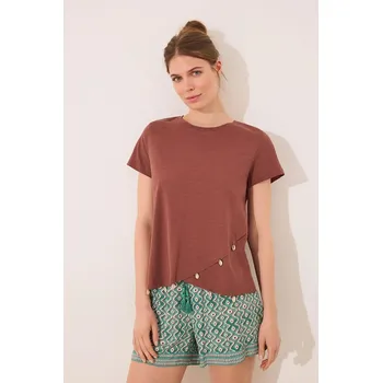 Dámské pyžamo Pyžamové šortky women'secret 3709682 zelená 77X, vel. S