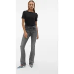 Vero Moda Jeansy Flash 10303196 Šedá Flared Fit XL_30