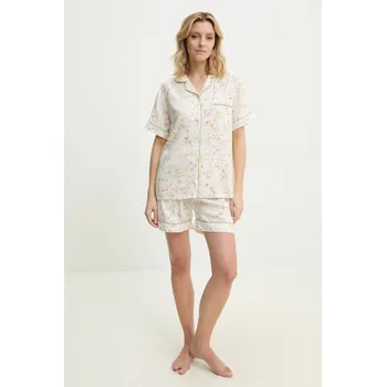 Dámské pyžamo Pyžamo Answear.LAB béžová barva 1336.CMS 80X, vel. M