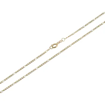 Řetízek Řetízek Figaro plný, 57 cm, 3,57 g, Au 585