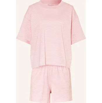 Dámské pyžamo Marc O'polo Dámské Pyžamo Se Šortkami, růžová / bílá, 38