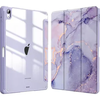 Pouzdro na tablet VSECHNONAMOBIL 114527 ART MARBLE FOLIO Pouzdro pro Apple iPad (A16) 2025 / iPad 2022 PURPLE