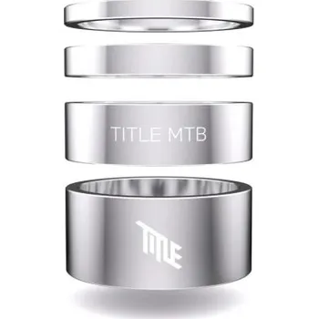 Hlavové složení Sada podložek Title MTB (stříbrná)