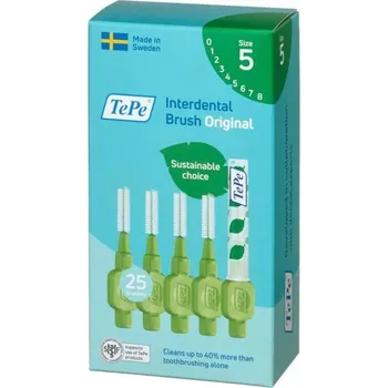 Zubní kartáček TEPE MK Angle 0,8 mm zelené 25 ks