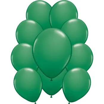 Balónek Latexové balónky metalické tmavě zelené