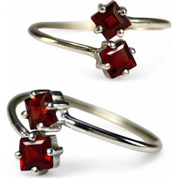 Prsten GORDICA, prsten, granát stříbro 925/1000