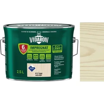 lazura Vidaron Impregnat ochranná impregnační lazura na dřevo V17 Dub bělený 2,5l