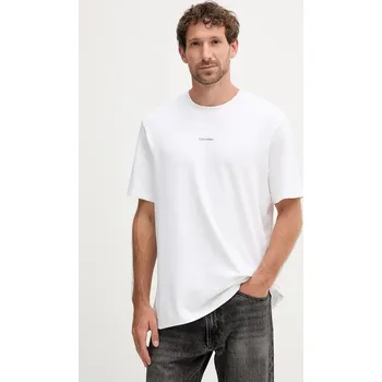 Pánské oblečení Tričko Calvin Klein LV04LC241G bílá 00X, vel. M