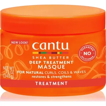 Vlasová regenerace CANTU Shea Butter Deep Treatment Mask hloubkově regenerační maska pro vlnité a kudrnaté vlasy 340 g