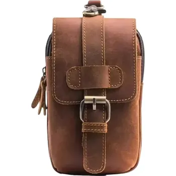 Ledvinka Amparo Miranda® Kapsička na opasek AM315, Barva hnědá