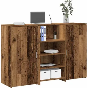 Psací stůl vidaXL Recepční stůl 155x50x103,5 cm kompozitní dřevo [3324203] Barva: Staré dřevo