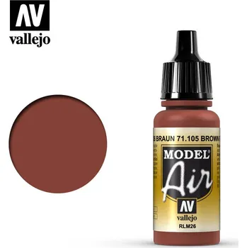 Modelářská barva Vallejo Model Air: Brown RLM26 17ml - airbrush barva na modely