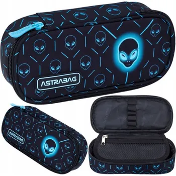 Penál Jednokomorový penál / pouzdro AstraBAG NEON UFO, AC6, 503025016